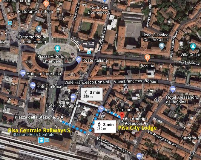 Pisa City Lodge Екстериор снимка